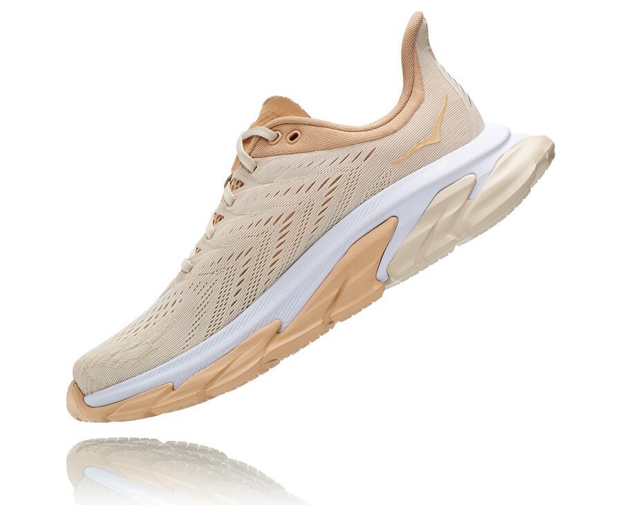 Tenis Hoka One One Hombre Beige - Clifton Edge - AVLF38501